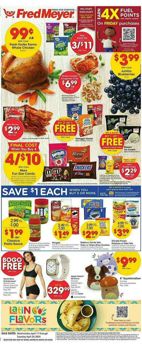 Fred Meyer Weekly Ad & Specials from April 17