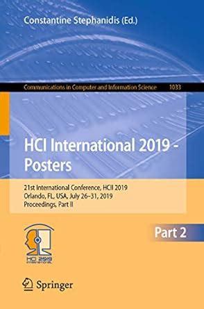 HCI International 2019 - Posters: 21st International Conference, HCII ...