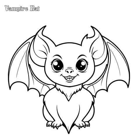 Bat Vampire Coloring Pages : Printable Bat Coloring Pages - NOSXAT