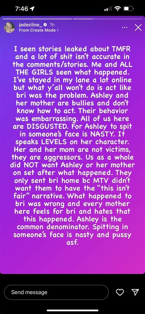 More on the Bri vs Ashley situation .. fr Jade : r/TeenMomOGandTeenMom2