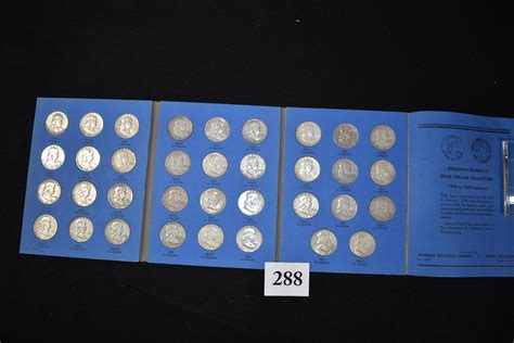 Lot - Benjamin Franklin Half Dollar Collection 1948-1963 (35) Coin Set