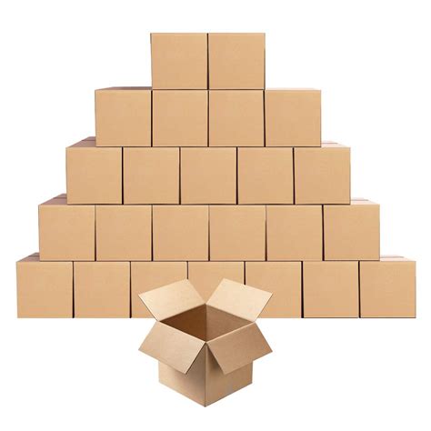 Small Cardboard Shipping Boxes Mailers 5x5x5 inches Corrugated Packing ...