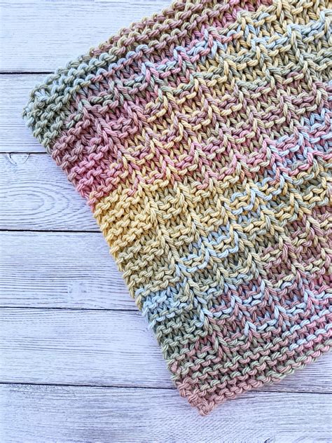 A Free Knitting Pattern for a Beautiful Dishcloth | Dishcloth knitting ...