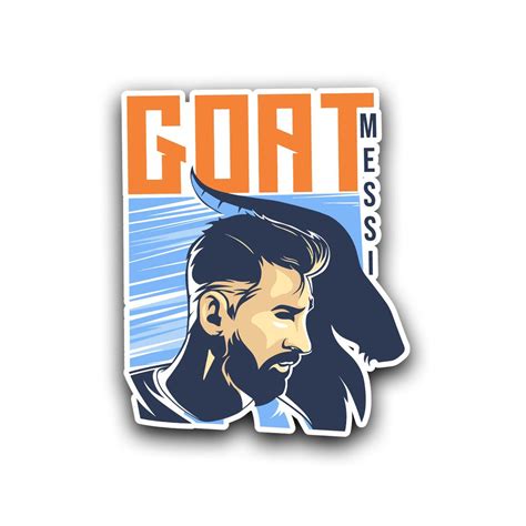 Goated Shadow - Lionel Messi Sticker – STICKYFUNK PREMIUM STICKERS