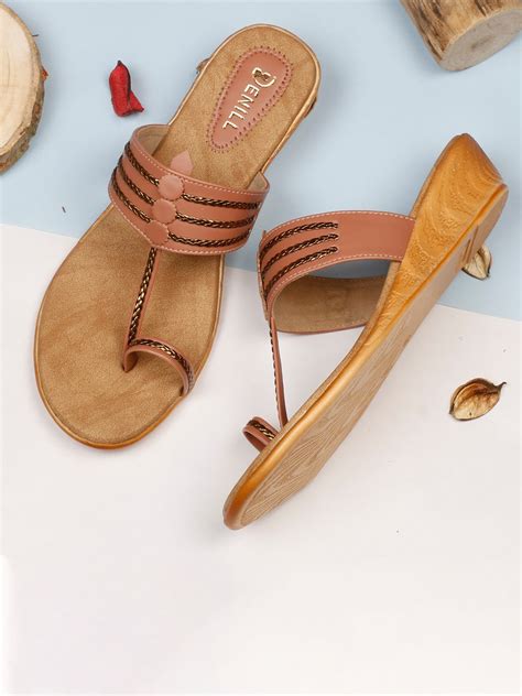 Denill Women Dusty Pink & Gold-Toned Braided Wedges - Price History