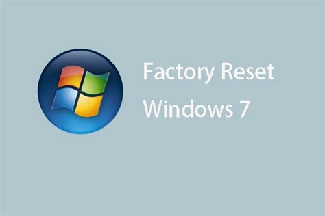 How to Reset Computer Windows 7 的图像结果