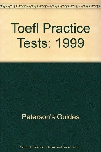 Buy 1999 (Toefl Practice Tests) Book Online at Low Prices in India ...