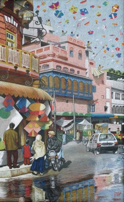 Lahore woodcut | Fountain Ink