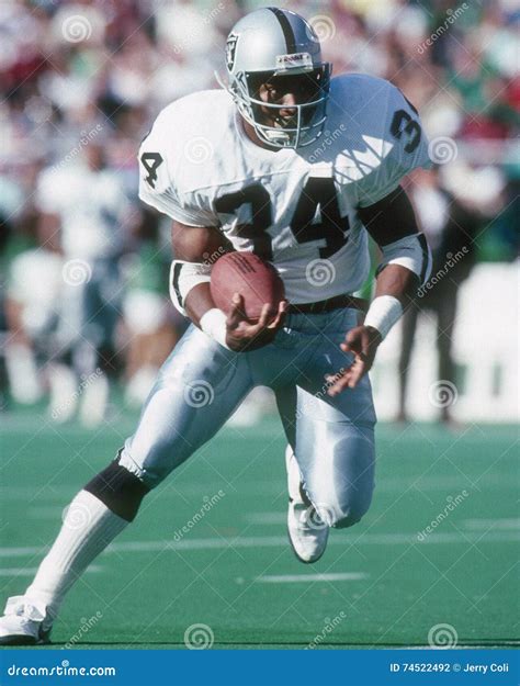 Bo Jackson Los Angeles Raiders Editorial Photography - Image of game ...