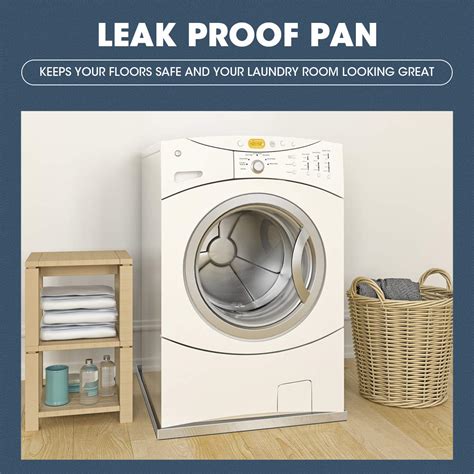 28" x 30" x 2.5" Heavy Duty 304 Stainless Steel Washer Machine Drip ...