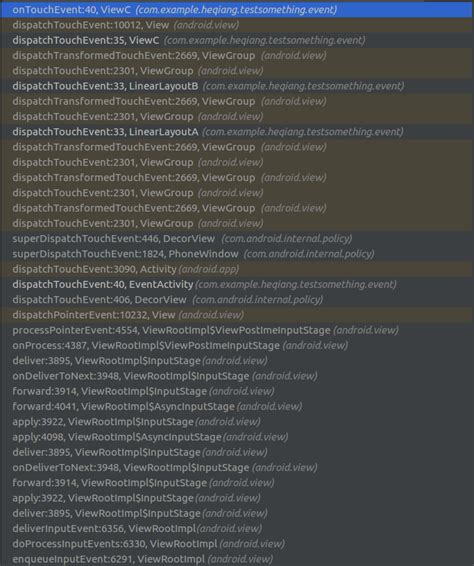 Android Event Stream 的图像结果