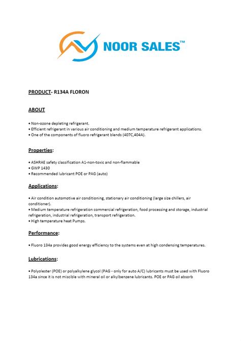 R134A Refrigeration Gases - R-134A Refrigerant Gas Trader - Wholesaler ...