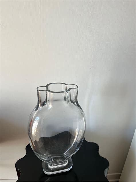 Antique Crystal Vase Made in France 1950s, Art For Sale at 1stDibs