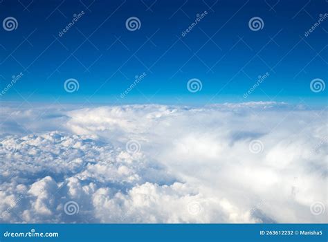 Clouds, a View from Airplane Window. Sky Stock Photo - Image of ...
