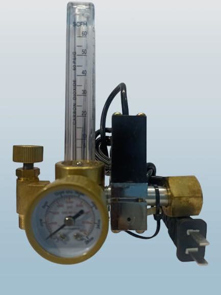Metapod Co2 Regulator With Heater,Flowmeter 36 Volt High Quality Brass ...