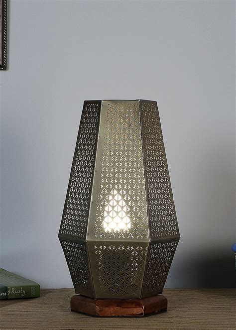 Get Niharika Ambient Table Lamp With Wooden Base at ₹ 2250 | LBB Shop