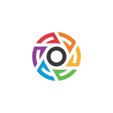 Round Abstract Camera Logo 的图像结果