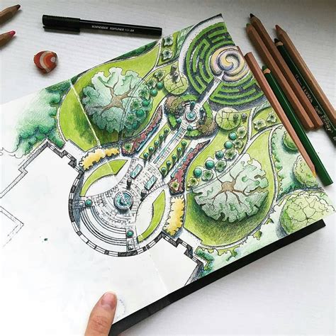 Landscape Design Sketch
