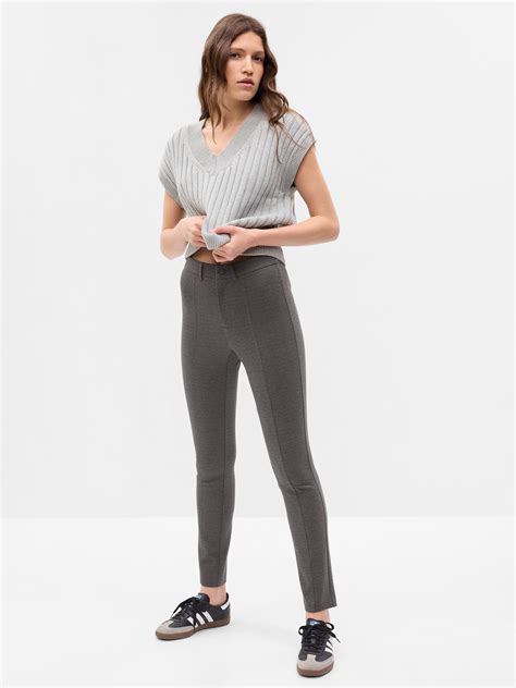 High Rise Ponte Skinny Pants | Gap
