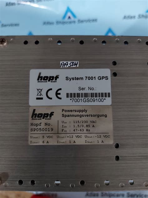 HOPF ELEKTRONIK 7001 GPS RADIO CONTROLLER CLOCK SYSTEM – Atlas Shipcare ...