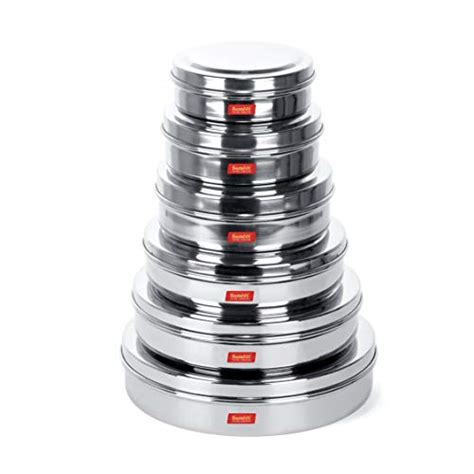 Top Rated Stainless Steel Sleem N Sleek Flat Canister/Storage ...