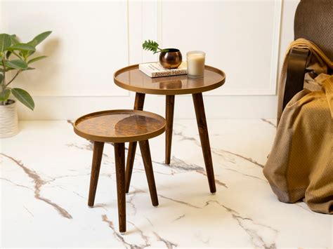 A Tiny Mistake Nesting Tables, Living Room Decor, Wooden Tables