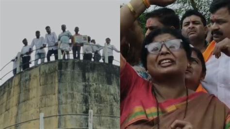 पीडित डॉक्टरला न्याय मिळवून देण्यासाठी बीडमधील आंदोलकांचा पेट्रोल ओतून ...