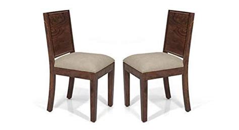 HOPEWOOD Solid Wood Dining Chairs Only | Solid Wood Dinning Chairs with ...