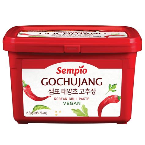 Buy Sempio Vegan Gochujang, Hot Pepper Paste Korean Chili Paste_6.1lbs ...