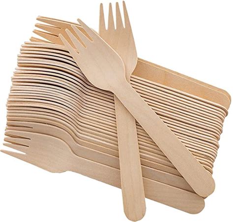 160 mm Wooden Fork | Eco-Friendly Birchwood Disposable Cutlery - Prakritii