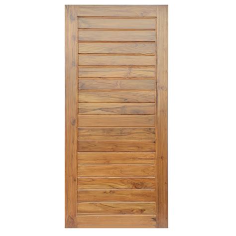 Buy Splice Door Solid Teak Wood Door (Brown, 1.98 x 0.91 m) Online at ...