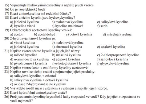 11) Funkční a substituční deriváty R-COOH - OrgPad