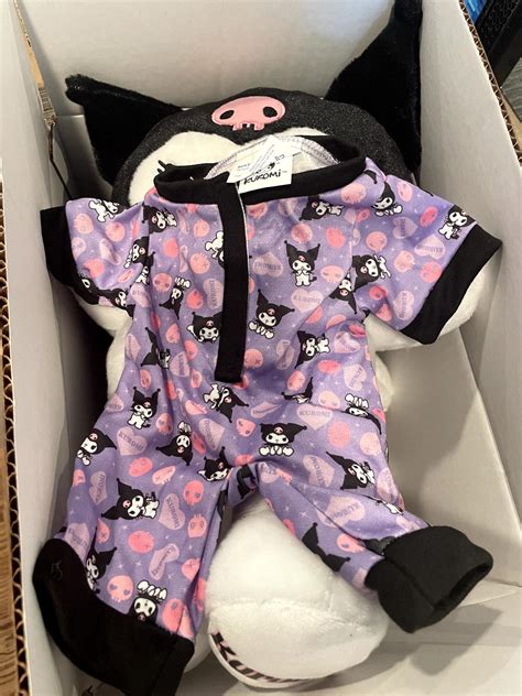 Kuromi Build A Bear Plush Stuffed, Sleeper Pajamas Sanrio Hello Kitty ...