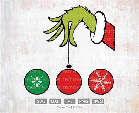 grinch hand holding ornament clipart 10 free Cliparts | Download images ...