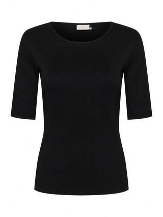 KAFFE Carna T-Shirt, Deep Black