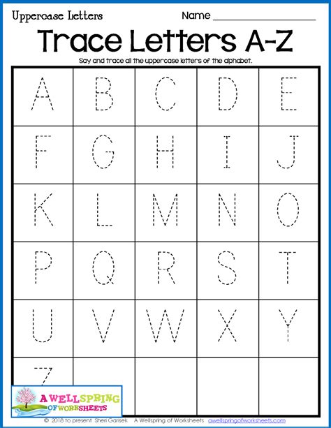 Entire Alphabet Traceable Print Out | Alphabet Tracing Worksheets
