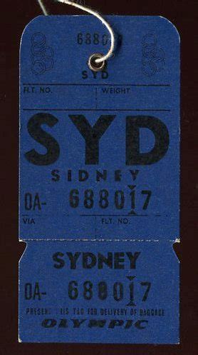 OLYMPIC AIRWAYS BAGGAGE TAGS