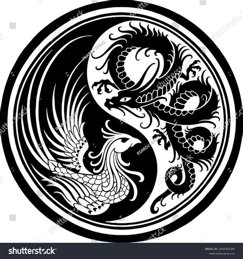 Yin Yang Dragons Pictures