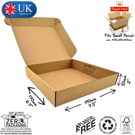 19 x 17 x 5cm Cardboard Postal Boxes - Lil Packaging – Lil Packaging E ...