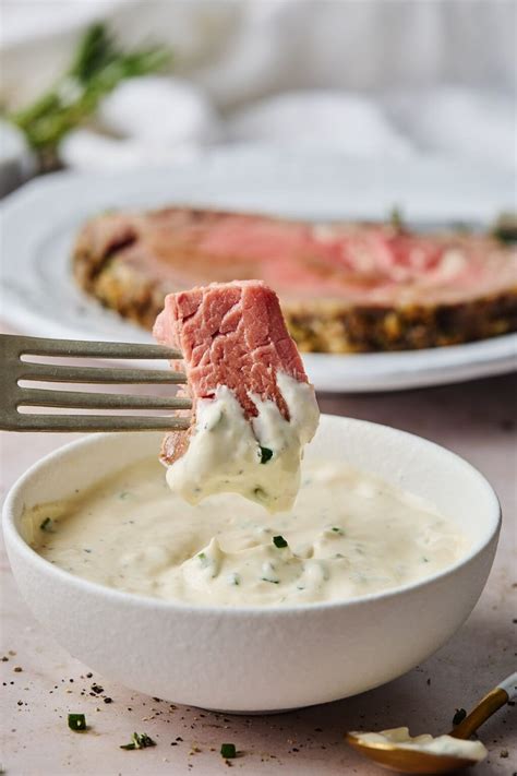 Creamy Horseradish Sauce {For Prime Rib & Beef} - Grandbaby Cakes