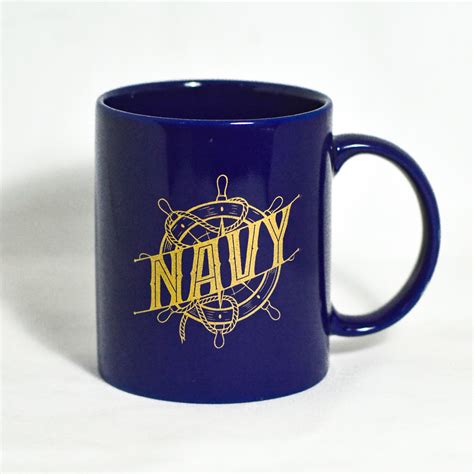 Indian Navy Helm Wheel Ceramic Mug – A47