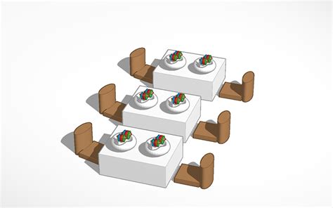 3D design restaurant - Tinkercad