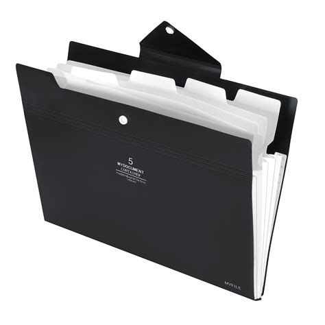NISUN 5 Pocket File Folder, A4/Letter Size Expanding Organizer ...