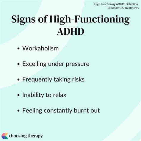High-Functioning ADHD: Signs, Symptoms, & More