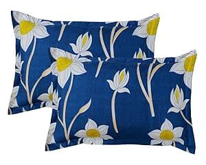 Buy NHD HOME Printed Cotton King Size Pillow COVER/Case for Standard ...