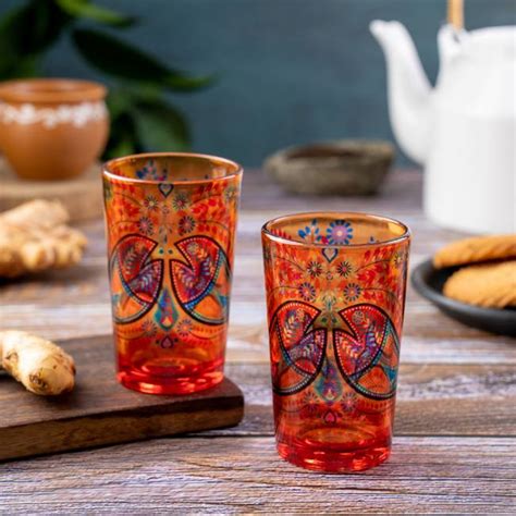 Chai Glasses - Truck Art
