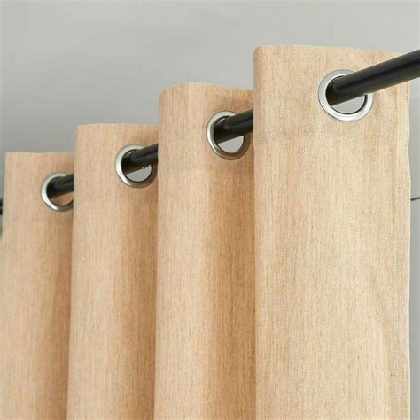 Buy Natura Arena Set of 2 Light Filtering Door Curtains from Home ...