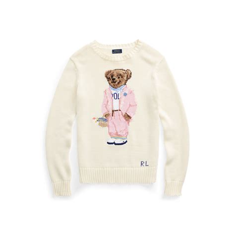Picnic Polo Bear Jumper for Women | Ralph Lauren® IN