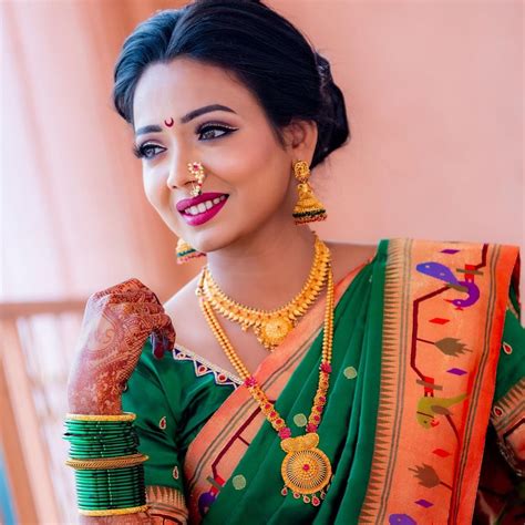 Image result for Marathi Bride Makeup