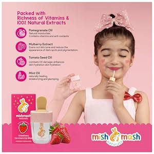 Mishmash Naturals Ayurvedic Glam Set for Kids - Natural Blush, Lip Balm ...